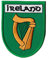 NagaPatches Aufnäher zum Aufbügeln, Irland, Harfe