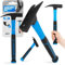 Zimmermannshammer mit Glasfaserstiel 600g Klauenhammer Latthammer Anti-Vibration Ergonomischer Rutschfester Griff Monoblockhammer Hammer Fiberglasstel Geschmiedet Kopf