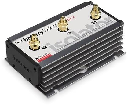 ProMariner 11132 Multi Batterietrenner, 1 Lichtmaschine/2 Batterien, 130 Amp