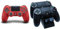 Sony PlayStation DualShock 4 Controller - Red & Venom PlayStation 4 Twin Charge Docking Station - Black (PS4) VS2732
