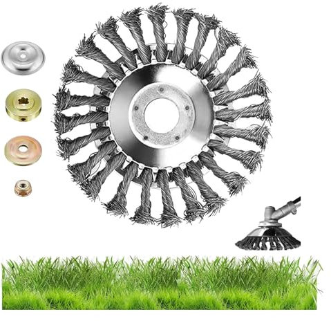 Daffezon Indestructible Trimmer Wire Grass Trimmer Head Cuts Everything in Seconds