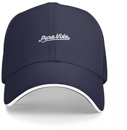 CWCMZDH Baseballmütze Baseballkappe Pura Vida Costa Rica Bucket Hat Baseball Cap Anime Hut Hut männlich Frauen