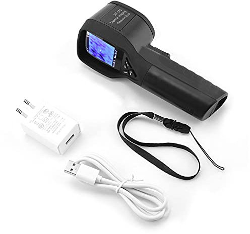 XTevu Termocamera, HT175 Termometro a infrarossi IR Termocamera 20.300 °C Risoluzione 100 240 V per ispezione di edifici, HVAC ed impianti elettrici
