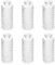 6 Pcs Mini vases en Verre, Petit Vase Decoratif, Mini Vase en Verre Transparent, Petits Vases Décoratifs, Vase Fleur pour Centre de Table, Décoration de Table de Maison de Mariage, 13 x 5 cm