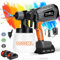 Cordless Paint Sprayer,20v HVLP Electric Spray Paint Gun With 1000ml Container,easyspray cordless paint sprayer - 2x batteries included,Handheld Paint Gun for Walls Ceilings, Fence, Wood