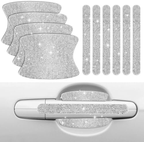 10 Stück Auto Türgriff Schutz Autotür Griffe Aufkleber Auto Türgriff Schutzfolie, Universal Auto Türgriff Lackschutzfolie Auto Lackschutzfolien-Set für Kratzern Schutz