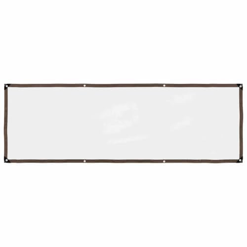 vidaXL Transparente Plane mit Ösen 1x3 m Polyethylen