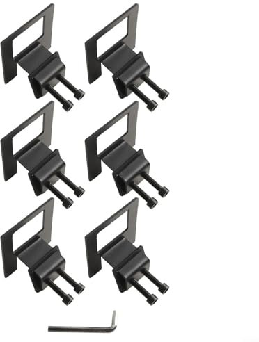 Zilimontt Mattress Slide Stopper to Keep Mattress from Sliding Extra Thick Mattress Holder for Metal Bed Frame 6 Pcs Mattress Retainer Bar for Twin Full King Queen Bed Frame