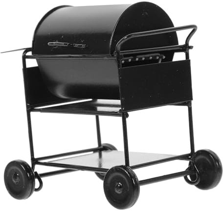 STOBOK Dollhouse Miniatur Grill Zubehör Realistisches BBQ Grillmodell Für Puppenhaus Dekoration Miniaturmöbel Und DIY Bastelprojekte Spielzeug Für Kreative Rollenspiele