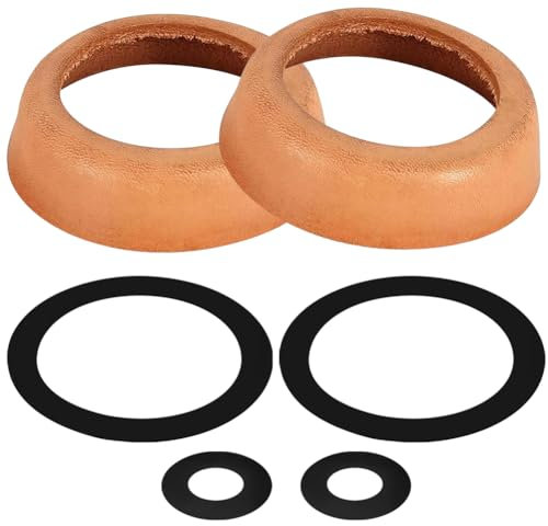 2 Sets Lederdichtung, Typ 75 Ersatzkolben Dichtungsringe Ledermanschette Kolbenmanschetten, Ersatzteil Dichtung Pumpe für Schwengelpumpe Gartenpumpe Handpumpe Brunnenpumpe