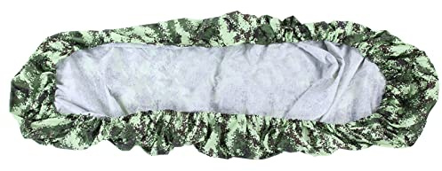 Kajak-Abdeckung, wasserdicht, für Kajak, Boot, UV-beständig, staubdicht, Camo, Kanu-Aufbewahrung, Bootszubehör (Größe S)