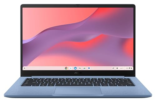 ASUS Chromebook CM1405#B0GV4YFNVS, Notebook con display 14 Anti-glare, 60Hz, processore MediaTek™ Kompanio 540, RAM 8GB, 128G eMMC, ChromeOS, Blu