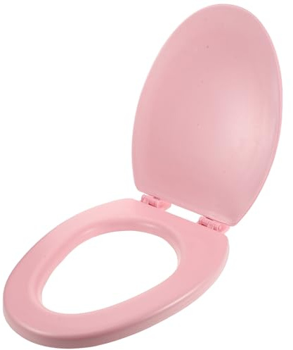 GRADENEVE Asiento 43x35.5x4cm Funda Acolchada y Cierre Lento en Espuma Inodoro de Gruesa Forma de V Mejora Tamaño para Baño en Hogar