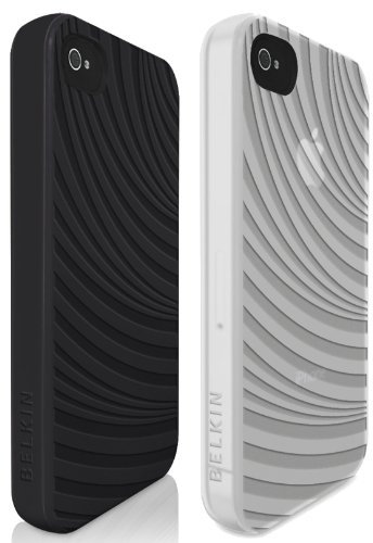 Belkin TPU Case for iPhone 4/4S - Black and White (Pack of 2)