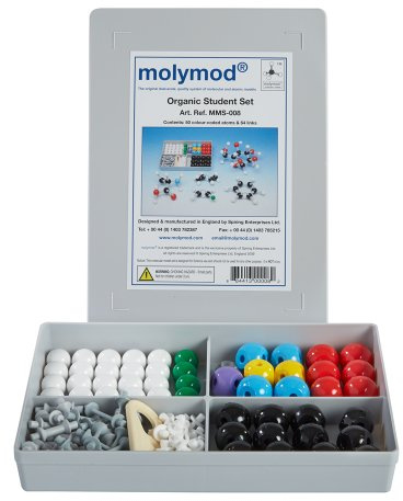 Molymod MMS-008 Organic Chemistry Molecular Model, Student Set (50 Atom Parts)