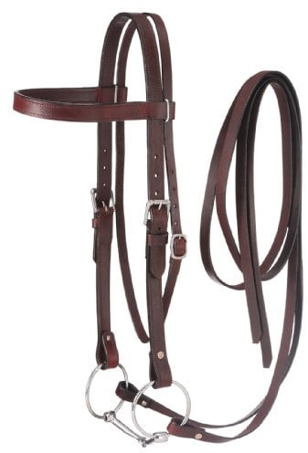 Tough 1 Western-Leder-Stirnband, Dunkelöl