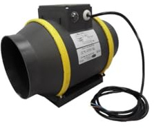 CAN Fans 08-356-325 Max-Fan PS 150 2-Speed-Lüfter, 600m³/hr, 9.25 Zoll, für Computer, Server, Netzwerkgeräte