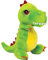 Suki Gifts - 14341 - Peluche - Dinoz - T-Rex Dino, Taille S