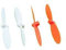 Cheerson CX-30W-05/07 Rotorblätter orange/weiß passend für Revell X Spy 23954