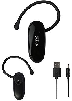MTK 8435350732851 Oreillette Bluetooth pour Smartphone iPhone/Samsung/Nokia/HTC, Noir