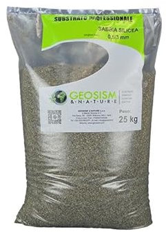 Sable siliceux, quartzite 0,5/3 mm (25 kg)