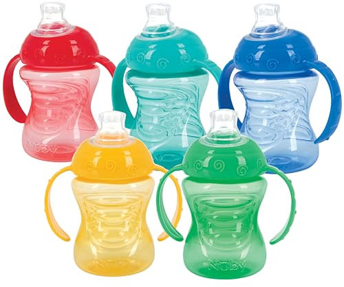 Nuby - Tazza con beccuccio a 2 manici, 200 g
