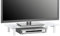 MAJA-Möbel 1603 9476 TV-Board, Metall weiß - Weißglas, Abmessungen BxHxT: 82 x 12,5 x 35 cm
