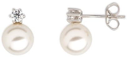 XENOX Ohrringe XS5261 Damen Ohrstecker Pearldreams Basic Sterling-Silber 925 Silber weiß synth. Perle