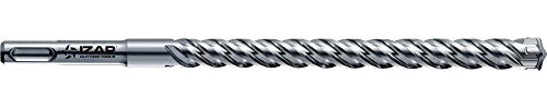 Izar 36695 Broca-Martillo SDS Plus Zentro 4+, Hormigón Reforzado, 1891, 16.0 mm Diámetro Corte, 110 mm Longitud Corte, 160 mm Longitud