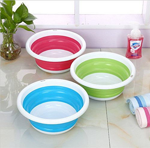 Infiniment Excellent Home Deco Voyage Camping Pliable Lavabo Lavabo Pied Un Rétrécissement rétractable Lavabo Portable