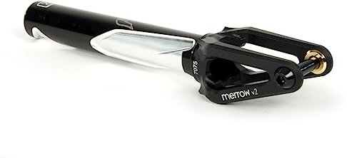 Ethic dtc Fourche Trottinette Merrow V2 Noir ICS 31.8 Noir Transparent et Blanc