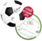 12 Einladungskarten Kindergeburtstag Fußball, (extra stabil - 400g/m²) Die Kinder Geburtstagseinladung für alle Fußballbegeisterten Jungen und Mädchen (12 Einladungskarten ohne Kuvert)