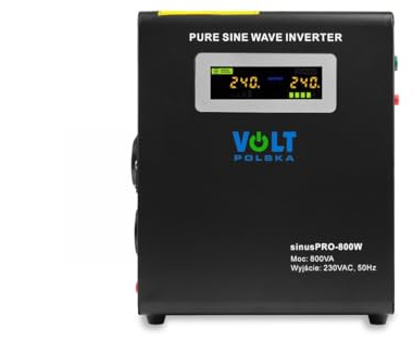 SinusPRO Konverter 800 W 12 V / 230 V, Schwarz Volt, Hilfsnetzteil