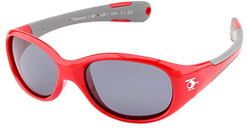 ActiveSol gafas de sol para BEBÉ | NIÑO | 100% protección UV 400 | polarizadas | irrompibles, de goma flexible | 0-24 meses | 18 gramos (Talla L, Helicóptero)