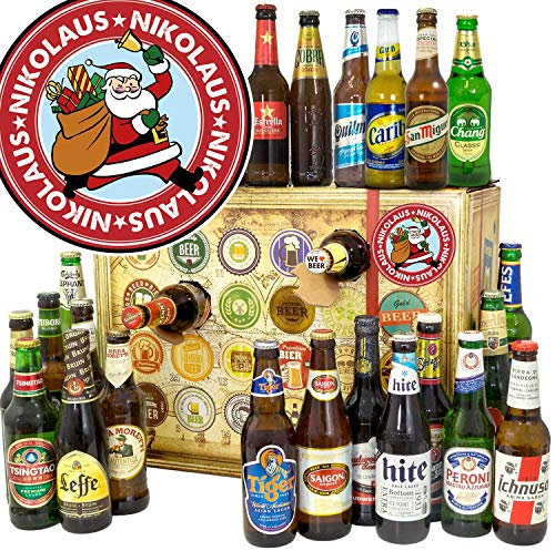 Nikolaus Bier Adventskalender 2024 2025 / Bier Weihnachtskalender/Biere der WELT
