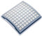 vhbw filtro compatibile con Miele SAAJ0, SAAJ1, SAAJ2, SAAO0, SAAP3, SABD0, SACD0, SACD1, SACJ0, SACJ1 aspirapolvere - filtro HEPA aria di scarico bianco/azzurro