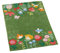 Kinderteppich 100% Baumwolle in Handarbeit hergestellt, Blumen, 100 x 130 cm