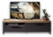 Stella Trading LOFT-TWO TV-Board in Artisan-Eiche Optik, graphit - Hochwertiges Low-Board für Ihr Wohnzimmer - 192 x 55 x 44 cm (B/H/T)