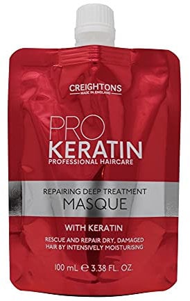 Creightons Pro Keratin Repairing Deep Treatment Masque (100ml) - Formulated with Keratin. Rescue and Repair Dry, Damaged Hair by Intensively Moisturising