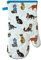 Single Oven Gloves Gauntlet Cooking Pot Holder Heat Resistant Mitt Mittens Kitchen BBQ Cooking Grilling Cooking, Baking, Novelty Funny (Pretty Cats Oven Gloves Single)
