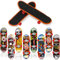 Svalor Finger Skateboard 10 Stück Professionelle Mini Fingerboards Skatepark Spielzeug für Kinder Spielen Oder ALS Finger Skateboard Dekoration