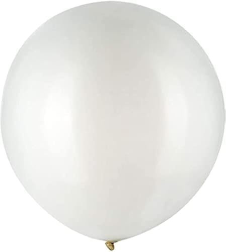 12 Stück große Luftballons 18 Zoll weiße Luftballons Pastellballons große Luftballons riesige Latexballons Partyballons für Hochzeit Geburtstag Party Halloween Weihnachten Babyparty Karneval