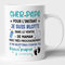 Lalasol Mug Futur Papa – Tasse Futur Papa Idée Cadeau Annonce de Grossesse Homme Enceinte Naissance Bébé Fête Des Pères Noël Anniversaire