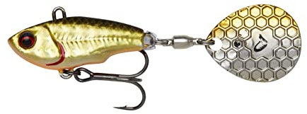 Savage Gear Fat Tail Spin sinkend - Jig Spinner, Größe/Gewicht/Farbe:5.5cm / 9g / Dirty Roach