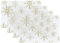 Venilia Tischset Snowflakes Gold-transparent, 45x30cm, 4 Stück, Inhalt:4 STK