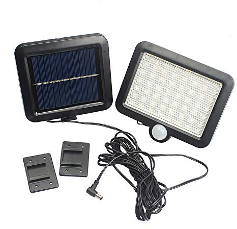 Studyset 100 LED a energia solare da parete, con lampada COB, perline a induzione del corpo umano per garage esterno 56 LED, perline, colore: 00cob (colore : 56 led lampada perline)