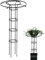 Dirfuny Jardin, Tuteur Plante Grimpante, Jardin Tuteurs Plantes, Treillis Fleur Soutien Arche Jardin en Forme Tour pour Plantes Grimpantes