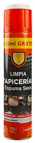 H HANSEL HOME Limpia Tapicerías Espuma Seca, Respeta los Colores, para Limpiar Asientos del Coche, Tapicerías, Alfombras, Sofá, Zapatillas, 650ml - Pack de 1 Unidad