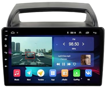 SAFWEL Radio de Coche L6Pro Compatible con KIA Carnival Android Auto Todo en uno VQ 2006-2014 Reproductor Multimedia navegación GPS CarPlay estéreo 2din (Size : LQ(1-32GB)-0)
