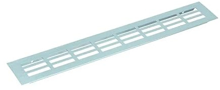 cyclingcolors griglia di ventilazione rettangolare plastico cucina mobili legno da incasso aerazione universale, 500 x 80mm argento